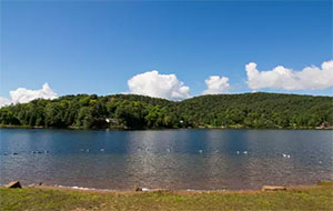 Chalet La Crois&eacute;e des Lacs - Lac Vint-Sous