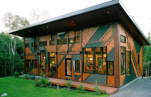 Chalet Le Sculptural &agrave; Val-David au Qu&eacute;bec